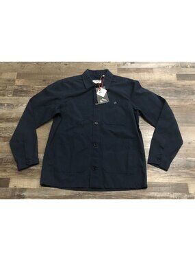 Alpine Heritage Mens Medium Navy Blue Utility Chore Jacket Shacket New with Tags
